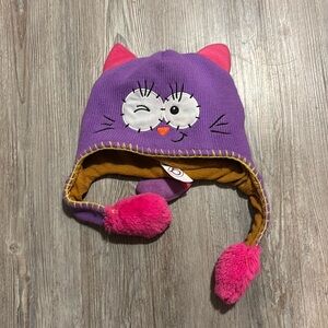 🎁🌞Purple and Pink Kids Cat Ear Hat